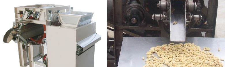 Peanut shelling machine