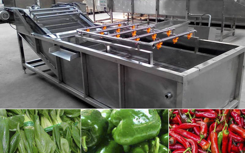 Commercial vegetable washing machine