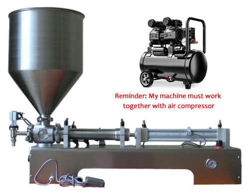 Peanut Butter Filling Machine and Air Compressor