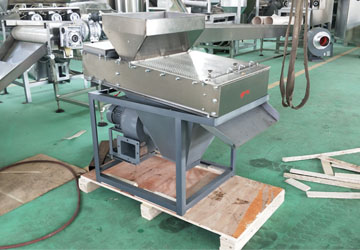 Customer from Ivory Coast purchased peanut peeling machine and filling machine