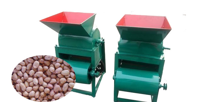 Small groundnut shelling machine