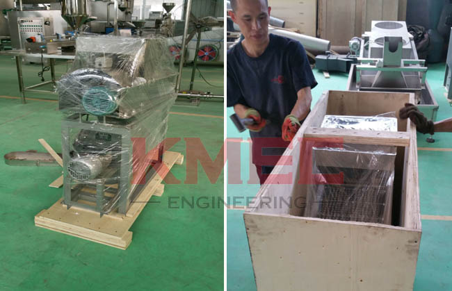 Packing of Peanut Peeling Machine