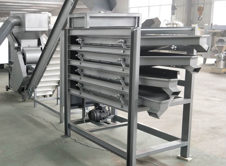 French Customer Purchased Peanut Sieving Production Line