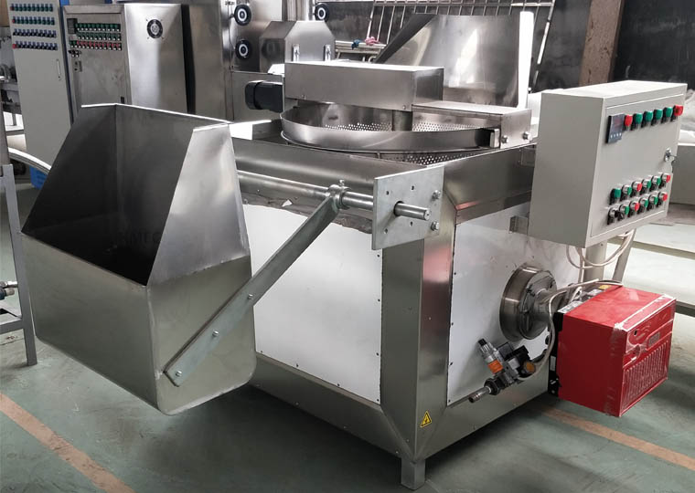 peanut frying machine