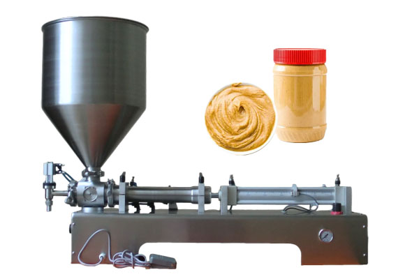 Working steps of peanut butter filling machine