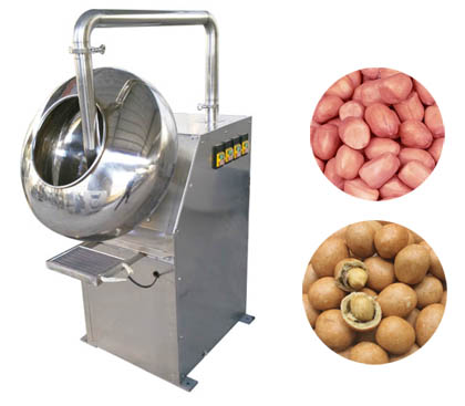 What happened to the different coating thickness of peanut coating machine?