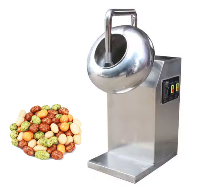 Peanut coating machine