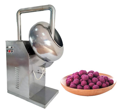 Composition of working system of peanut coating machine