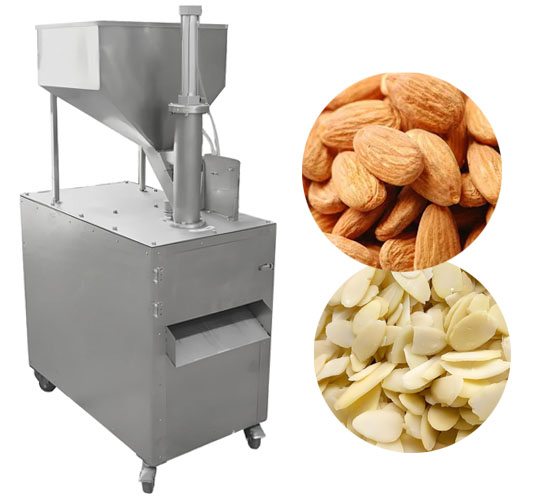 Almond cutting machine