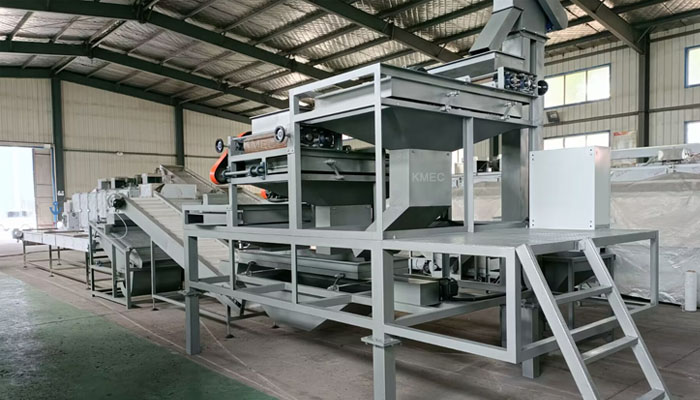 UAE customer bought almond shelling production line