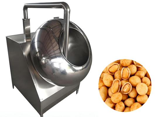 Why the coating of coated peanuts easy to fall off?