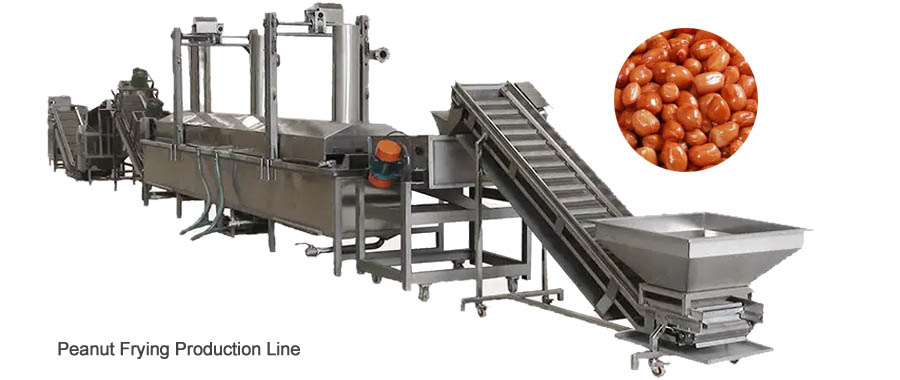 peanut frying production line