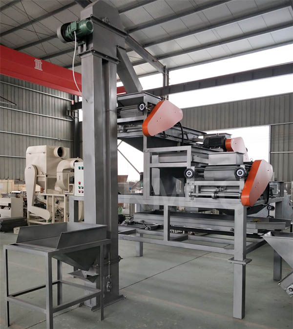 Three-stage Almond Cracking & Shelling Machine