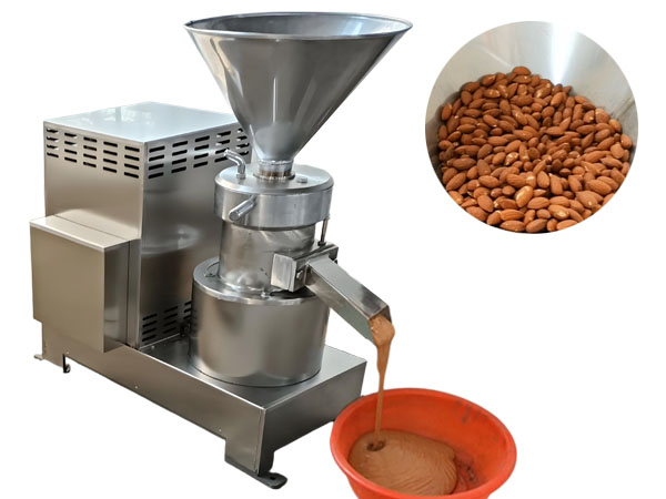 The working process of almond butter machine