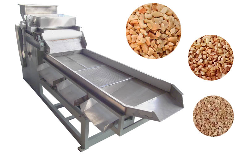 Almond cutter machine